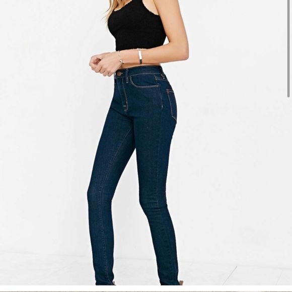 BDG UO Twig High rise jeans dark wash sz 25 - Picture 3 of 11